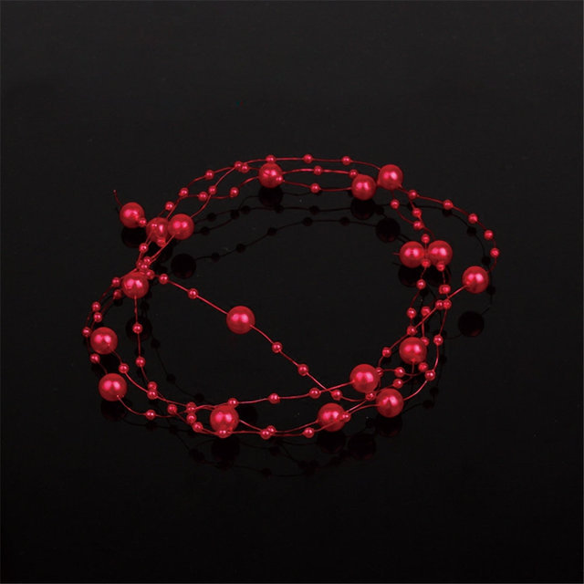 Bridal Bridesmaid Handmade Rhinestone Pearl Hairband Luxury Hair Accessories Headpiece Fascinators Tiara 30cm Long