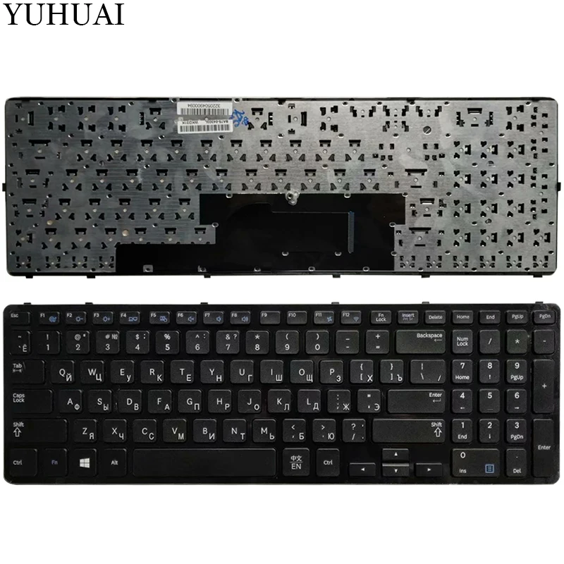  FOR SAMSUNG NP350E7C NP355E7C NP365E5C NP350E7C NP365E5C Russian RU Laptop Keyboard Black