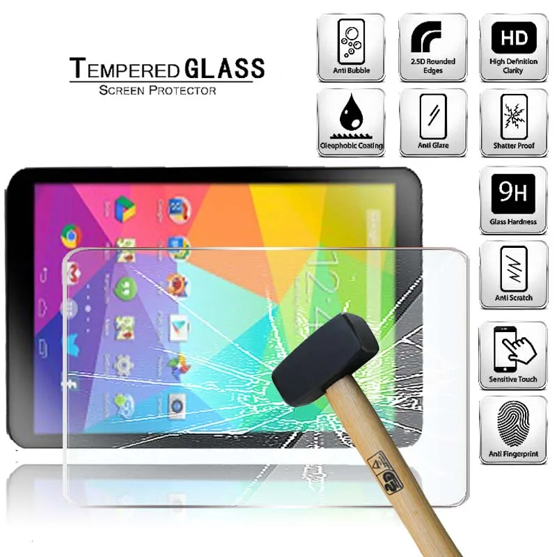 

Tablet Tempered Glass Screen Protector Cover for 9" GoTab X GT9X Android Tablet HD Tablet Anti-Fingerprint Tempered Film