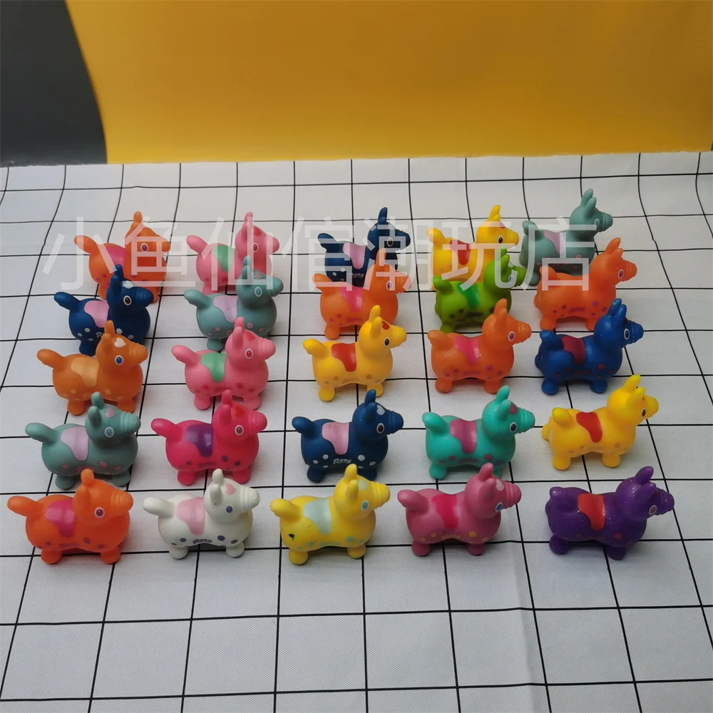 Оригинальный мягкий резиновый зажим Q cute RODY jumping horse будет называться украшением