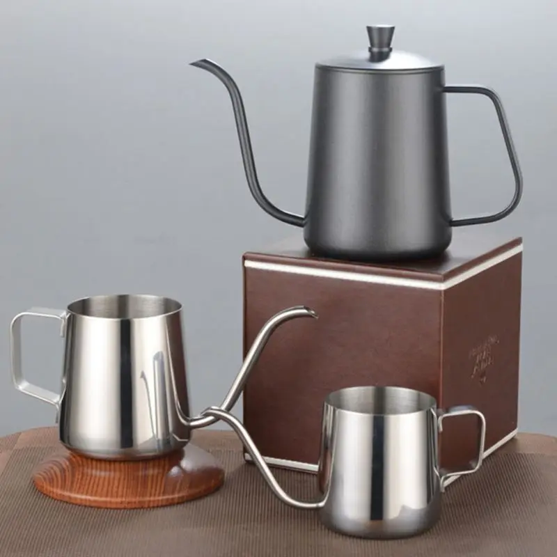 Long Narrow Spout Coffee Pot- Newness 304 Stainless Steel Hanging Ear Hand