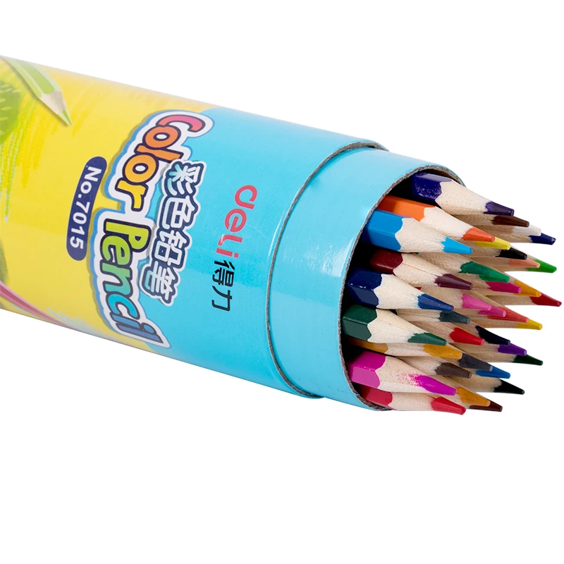 Deli Watercolor Pencil Set with Sharpener 36 for Drawing School Water Color Pencils Colores Profesionales Kids Gift | Канцтовары для