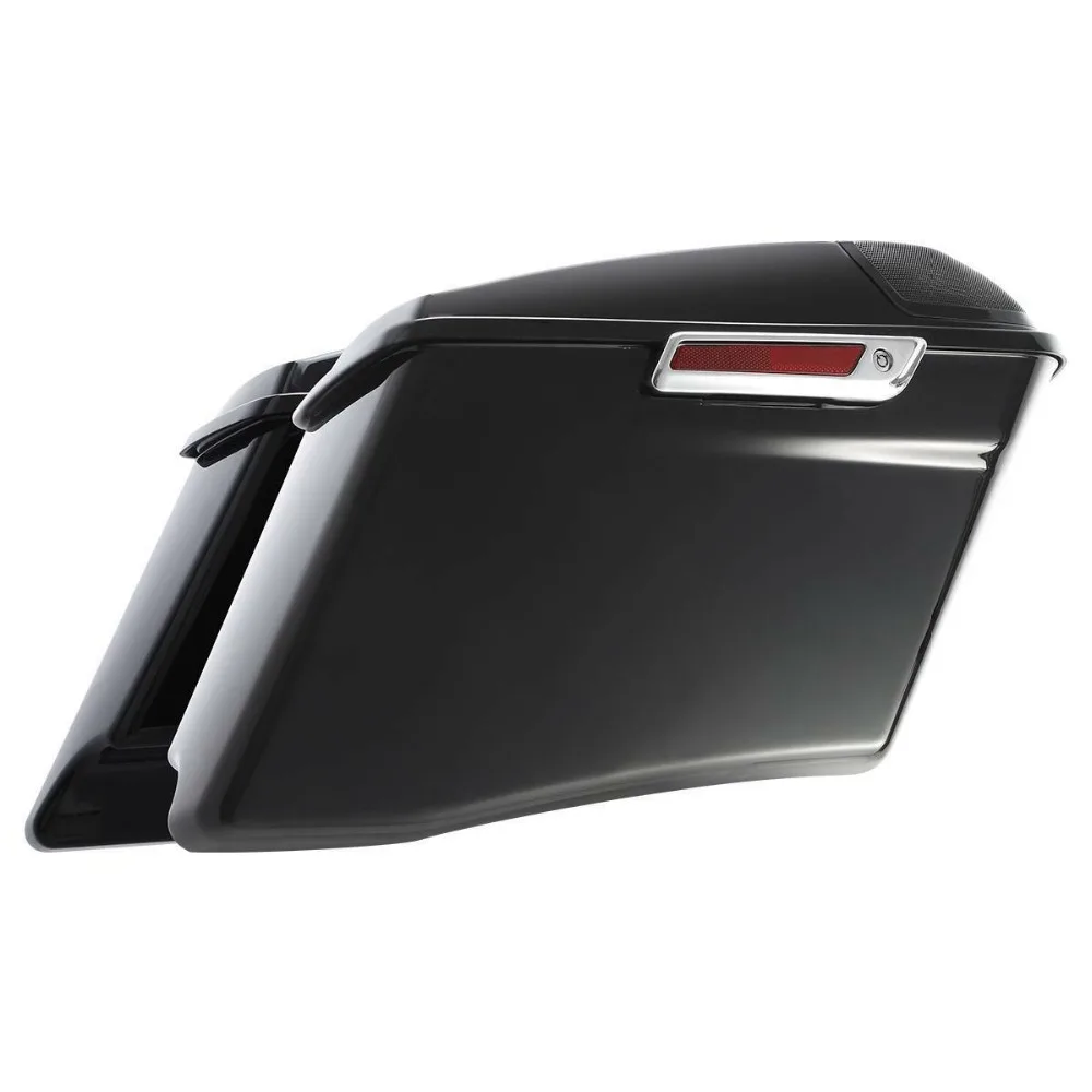 Motorcycle 4" CVO Stretched Extended Saddlebags For Harley Touring Road