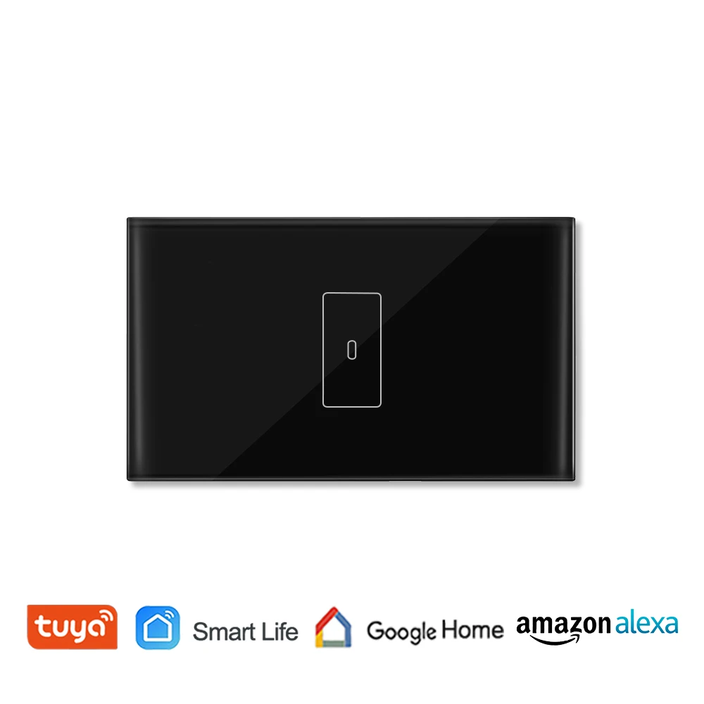 מתג חימום מים לבורר Tuya Smart Life WiFi שחור 4400W שליטה מרחוק באמצעות אפליקציה טיימר שליטה קולית Google Home Alexa Echo Dot