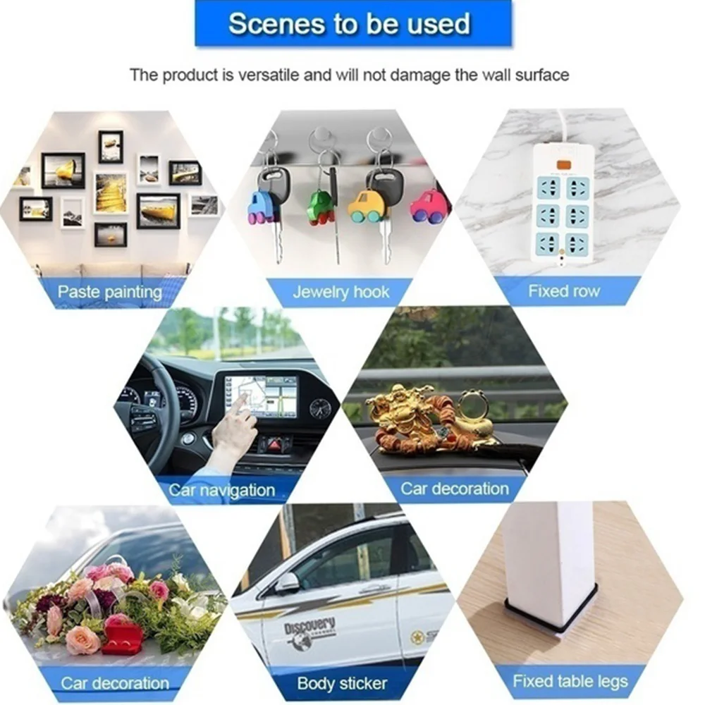 1M/3.0M/5M Nano Invisible Adhesive Seamless Tape Nano Adhesive Tape Home Garden Shear Washable Mobile Phone Reusable Sturdy