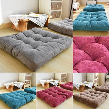 

Thickening Corduroy Cotton Chair Cushion Yoga Cushion Pad Soft Office Chair Cushions Car Sit Mat Winter Cushion Throw Pillow