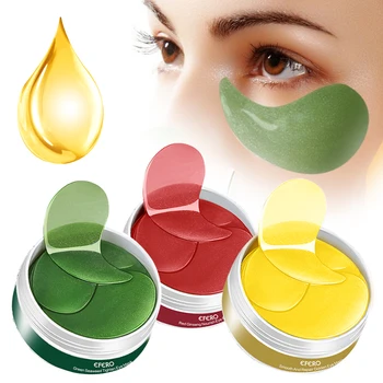 

60/120PC Moisturizing Eyes Mask Collagen Eye Mask Remove Dark Circles Whitening Essence Eye Patches Firming Sleep Mask Skin Care