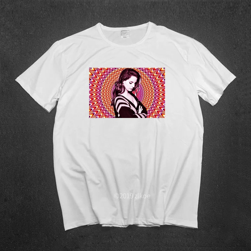 Женские футболки Lana Del Rey летняя мужская забавная футболка с коротким рукавом