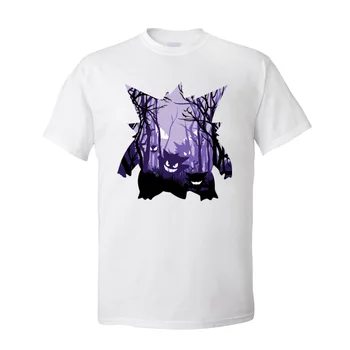 

Poisoned Forest Crewneck Gengar T-Shirt Summer Men Tops & Tees Japanese Style Cotton T Shirt Designer Anime Tshirt