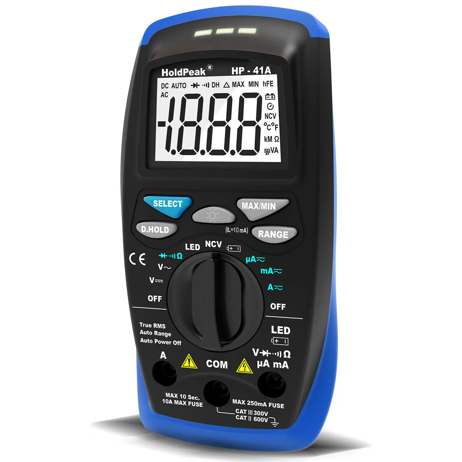 Цифровой мультиметр Holdpeak HP 41A Pro 200 в 10 А TrueRMS ток Бесконтактный индикатор