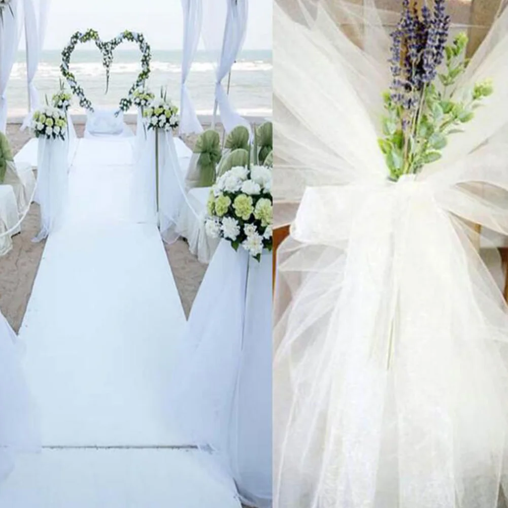 15cm*5 Meters Crystal Tulle Fabric Organza DIY Craft For Wedding Party New Year Decoration Supplies Girls Tutu Skirts Craft 2019