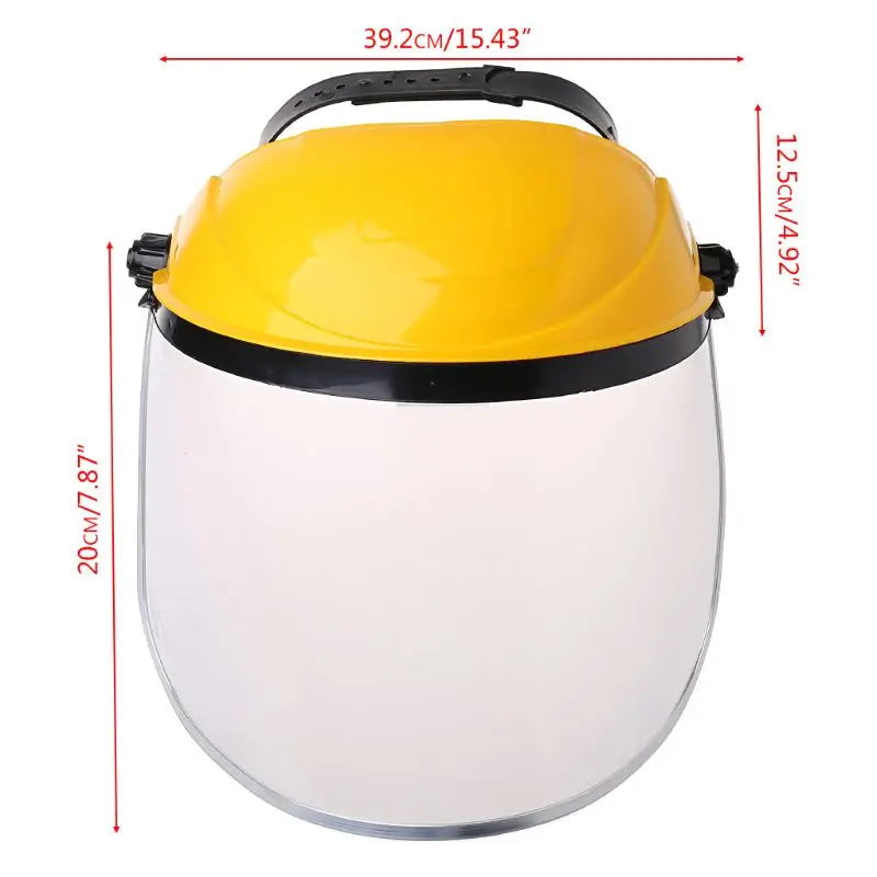 

Clear Full Face Shield Safety Helmet Visor Mask For Automotive Construction