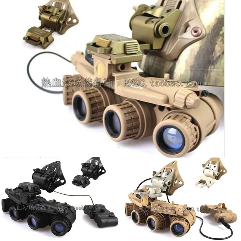 

FMA Tactical Airsoft GPNVG 18 Dummy model +Metal L4G19 NVG dried squid Mount