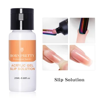 

BORN PRETTY 20ml Slip Solution Builder Quick Gel Nail Art Extension UV LED Gel Tips Extended Tool