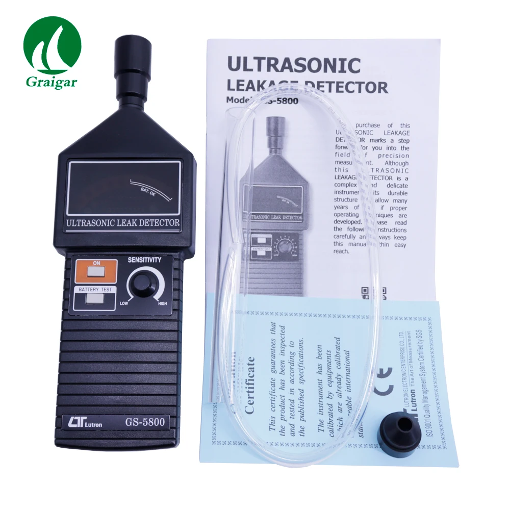 Lutron GS 5800 Ultrasonic Leak Detector Pressure Vacuum Water Gas or