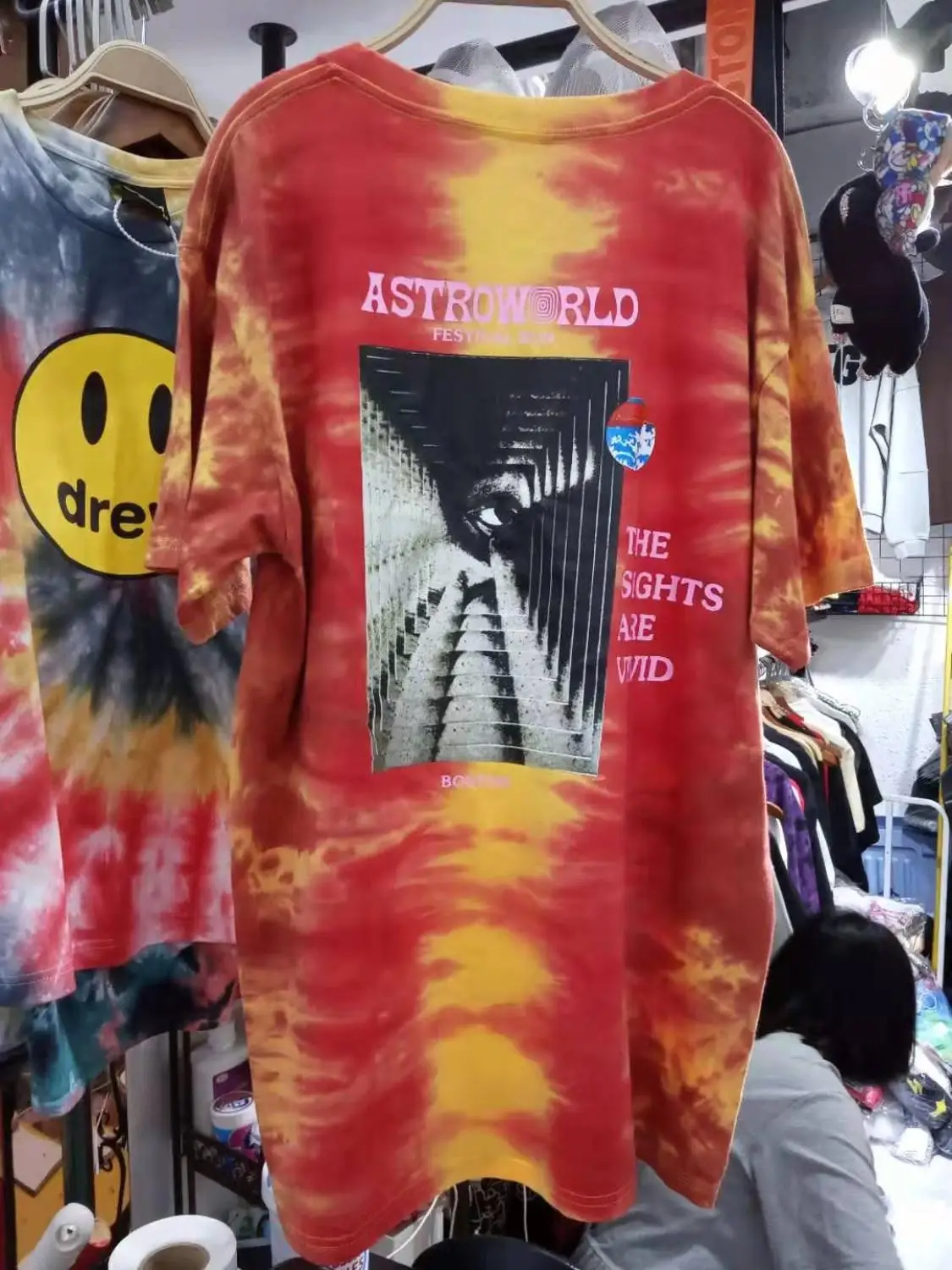 AstroWorld, куртка Трэвиса Скотта, мужская, женская, в стиле хип-хоп, тонкая, AstroWorld, куртки, без прохожих, куртка с принтом логотипа Kanye - Цвет: 4