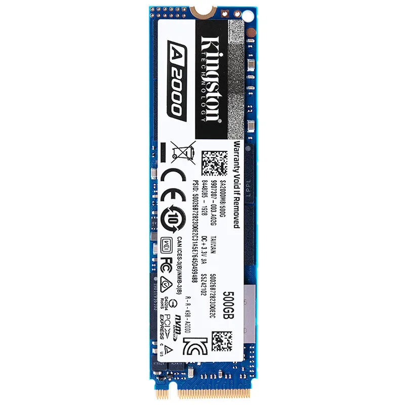 Внутренний твердотельный жесткий диск Kingston 240G 480G 960G A2000 NVMe M.2 SSD для ПК ноутбука