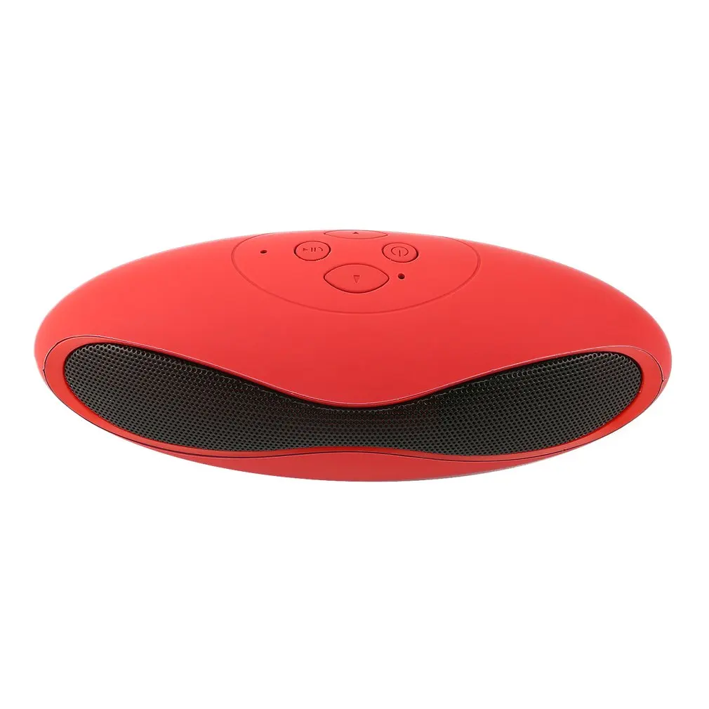 Mini Bluetooth Speaker Portable Wireless Speaker Sound System 3D Stereo Music Surround TF USB Super Bass Column Acoustic System - Цвет: Red Red