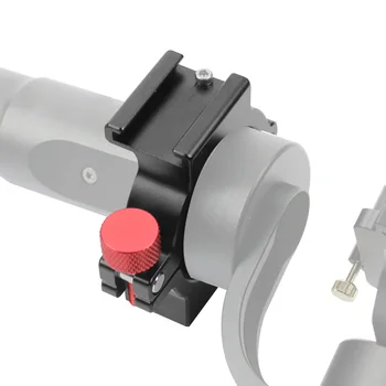 

New 4-Ring Hot Shoe Adapter Ring Microphone Mount for Zhiyun Smooth 4 Handle Gimbal Stabilizer Rode LED Video Light Accessory