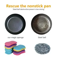 

NEW2022 NEW zk20 Scrub Sponges for Dishes Non-Scratch Microfiber Sponge Non Stick Pot Cleaning Sponges utensílios de cozinha e