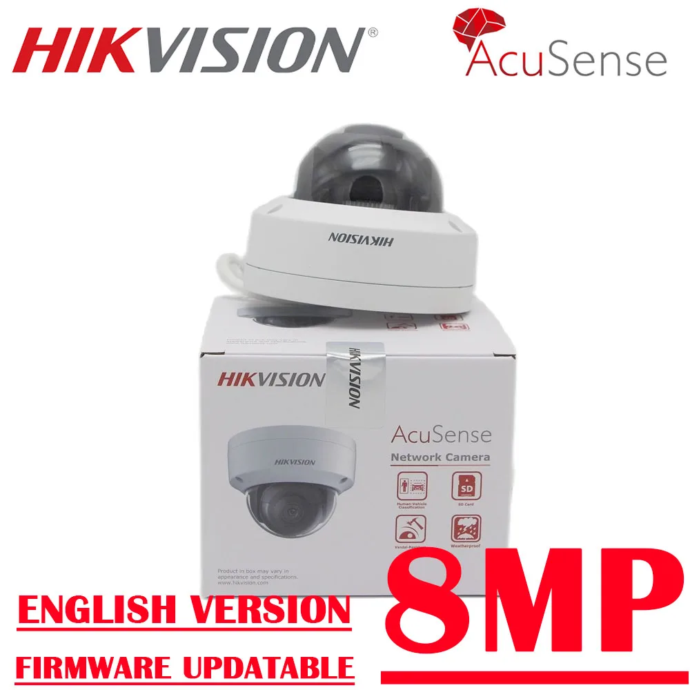 Hikvision Ds-2Cd2183G2-Iu 8Mp 4K Cctv Network Poe Ip Camera Acusense Vandal Wdr Dome Fissa