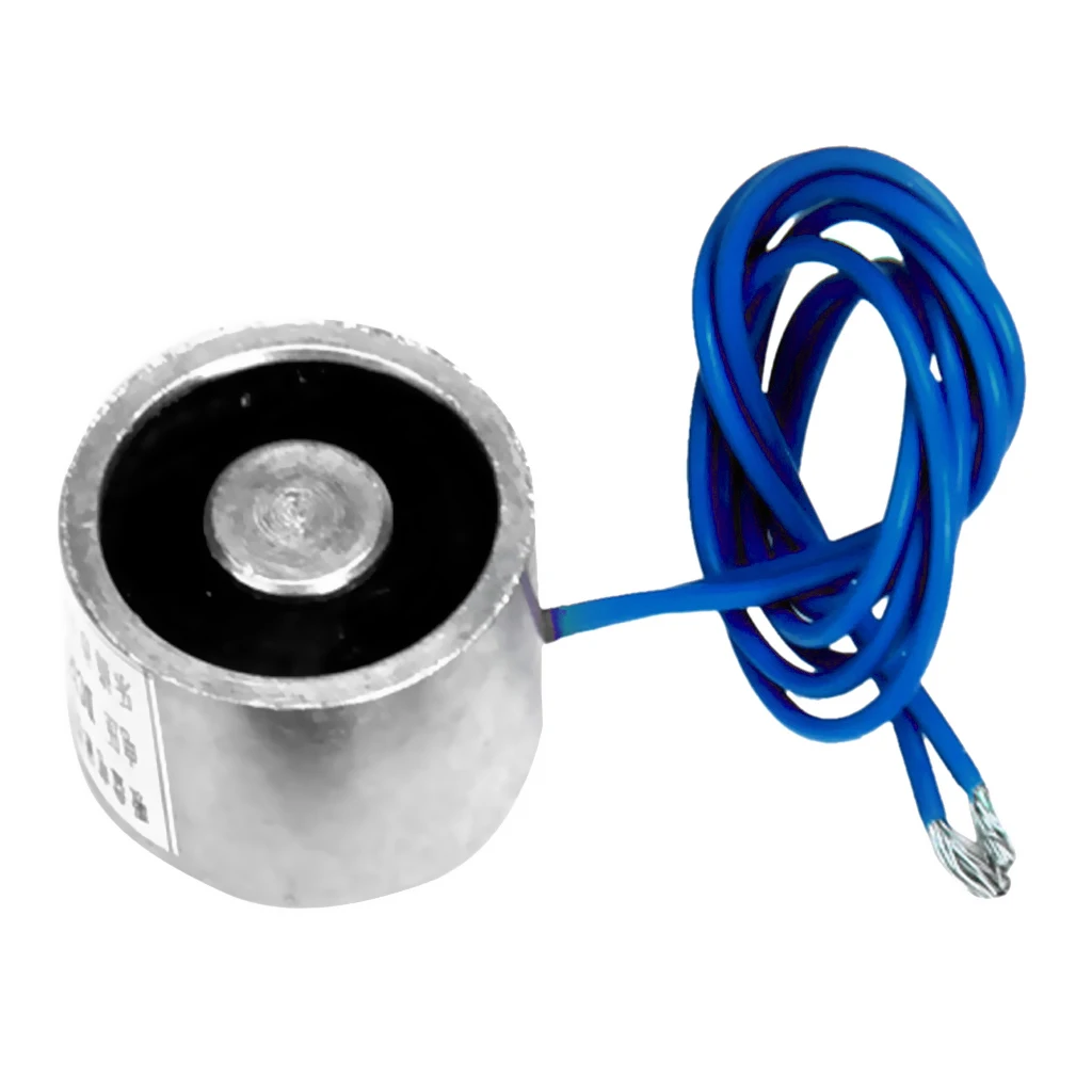 DC 12V 25N Suction Holding Sucker - Electric Magnet Solenoid Lifting Cylinder Electromagnet (2.5kg Holdign Force)