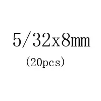 M4 5/32 шлицевой винт шестигранный с прокладкой заземления провода болты светодиодный зеленый шурупы - Цвет: Коричневый