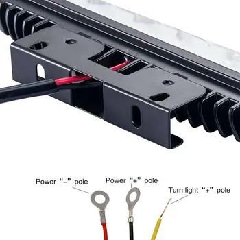

9 LED Daytime Running DRL White + Turn Signal Amber Switchback Yellow Fog Light Easy And Simple To Install