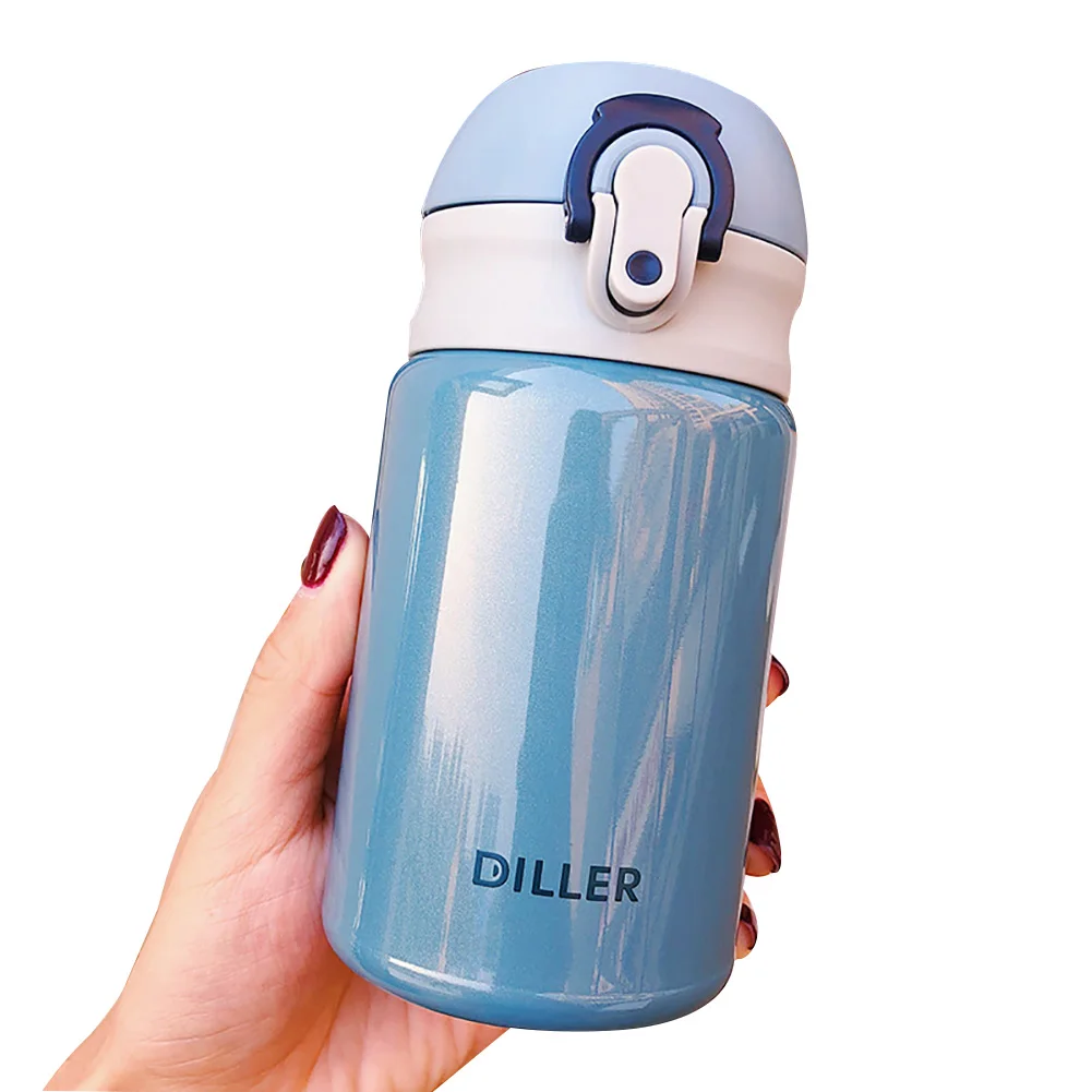 New 300ml Candy Color Stainless Steel Vacuum Cup Kids Adults Travel Water Bottle Mug New