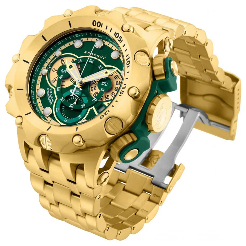 Мужские кварцевые наручные часы Invicto Reloj De Hombre Роскошные непобедимые из