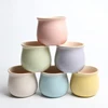 6 Colors Simple Pure Color Ceramic Planter Fleshy Plant Pot Flower Plant Vase Micro Landscape Home Garden Decoration 2