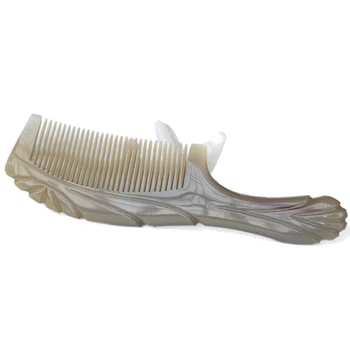 

Anti Static Ox Horn Comb Hair Massage Health Comb Natural Vietnam Horn Comb Anti-Static Hairdressing Comb