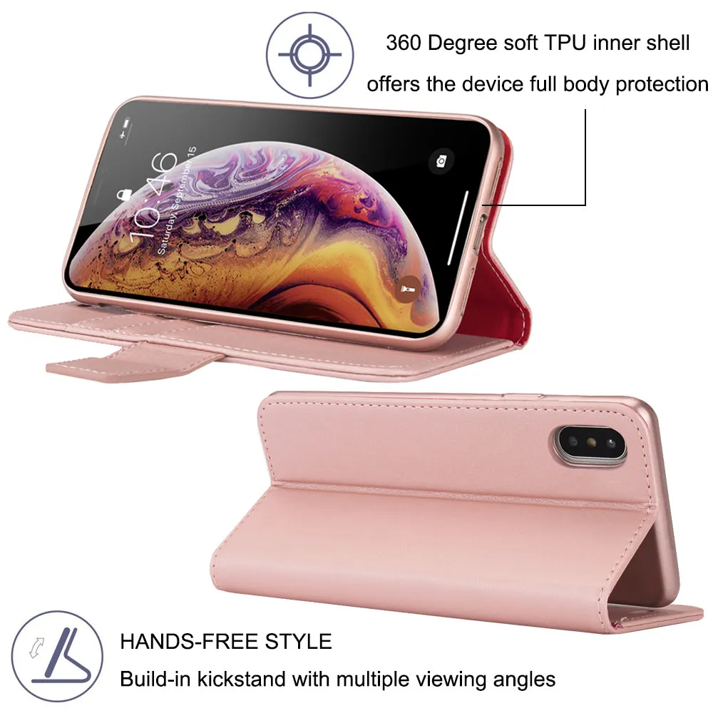 LAPOPNUT чехол для телефона из натуральной кожи для Iphone 11 Pro Xs Max Xr X 7 8 Plus 6 6s 5 5S SE Флип Магнитный кошелек силиконовый чехол из искусственной кожи