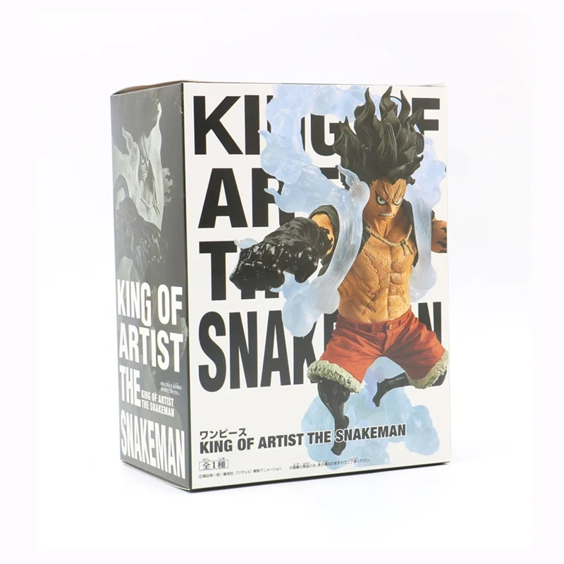 Аниме One Piece King of Artist The Snake Man Luffy Snakeman Monkey D Gear 4 фигурки Коллекционная модель из ПВХ