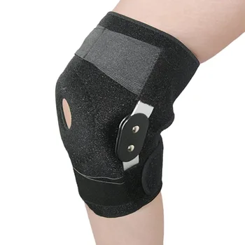 

Adjustable Medical Hinged Knee Orthosis Brace Support Ligament Sport Injury Orthopedic Splint Sports Knee Pads