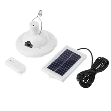 Пластиковая солнечная панель светильник питания портативный Открытый Кемпинг энергетическая лампа+ пульт дистанционного управления