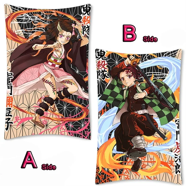 14 Аниме Demon Slayer: Kimetsu no Yaiba Kamado Tanjirou Dakimakura длинная подушка для объятий чехол кровать подушка Pilow Cover 2WAY 35x55 см - Цвет: 14