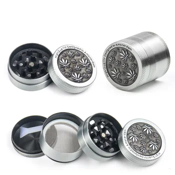 

4 Layer Herb Grinder Herbal Weed Grinder Smoking Accessories for Weed Tobacco Crusher Smoke Grinders Metal Kitchen Gadgets