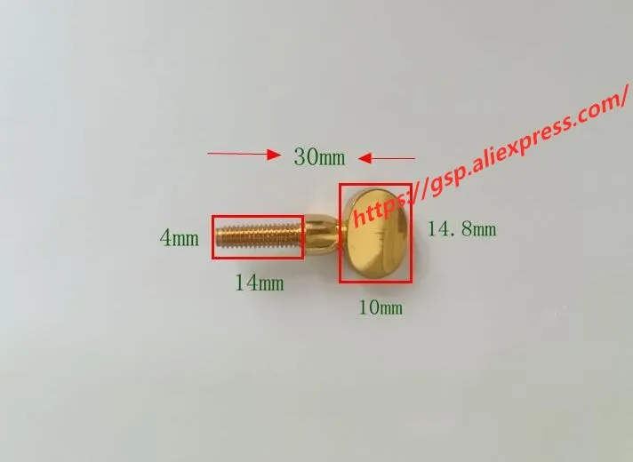 

5pcs saxophone neck bend screw saxophone fastening screw and large handle
