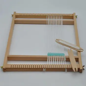 

Beech Wood Weaving Shuttle Loom Knitting Tool Sweater Scarf Tapestry Coil Stick DIY Needlework Crafts