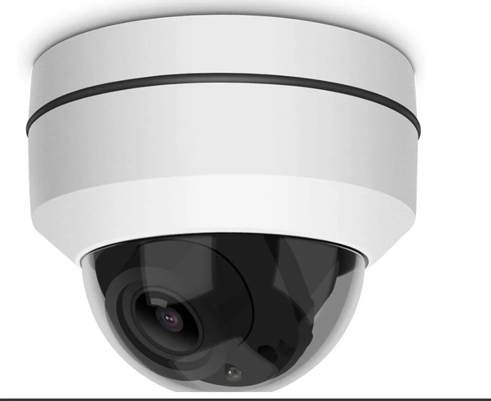  UniLook Outdoor 5MP PoE PTZ Security IP Camera 2592x1944P Super HD 4X Optical Zoom PTZ Dome Camera 