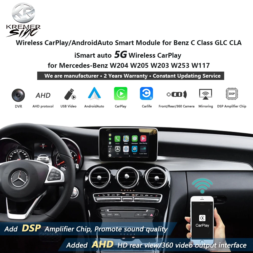 Wireless Apple CarPlay AndroidAuto ...