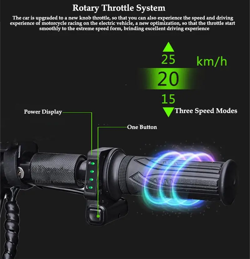 Foldable Electric Skateboard Two Wheels Electric Scooters 10 Inch 300W 36V Off Road Adult Lightweight Electric Scooter Bike (36)