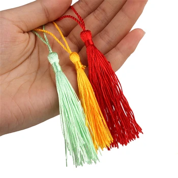 

wholesale 1000pcs/Pack Silk Tassels Fringe Trim 13cm Long Cotton Tassel Wedding Decoration DIY Sewing Accessories