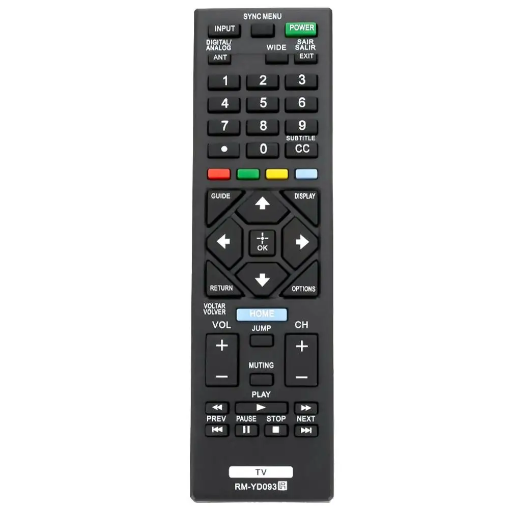 Новый оригинальный RM YD093 дистанционного управления для Sony LCD TV KDL 40W600D 32R435B 32R425B 32R429B