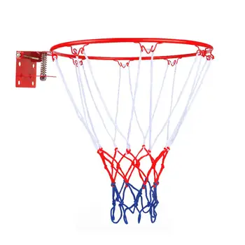 

Children's Solid Basketball Frame Spring Basketball Ring Kindergarten Basket Frame Wall-mounted Ring Indoor Adjustable Netball H