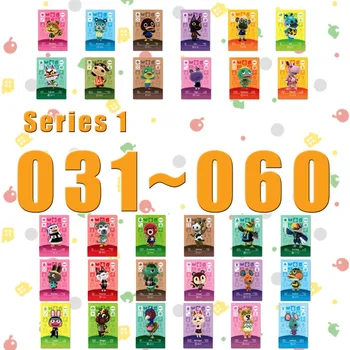 

Animal Crossing Card Amiibo Printed NFC Card Compatible Pick from the List Series 1 (031 to 060)