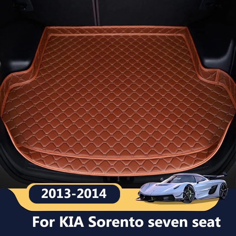 Коврик для багажника с высокой стороны KIA Sorento seven seat 2013 2014 |