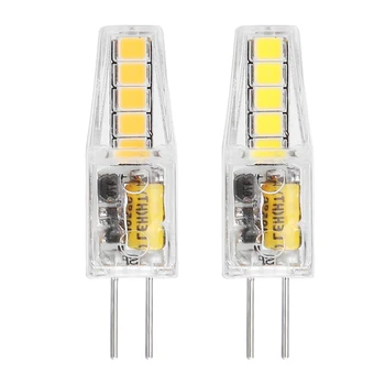 

12V AC/DC Light Bulb G4 LED Lamp Bulb 2W SMD2835 10LED Bulb 360 Beam Angle for Spotlight Chandelier Light Replace Halogen Lamps
