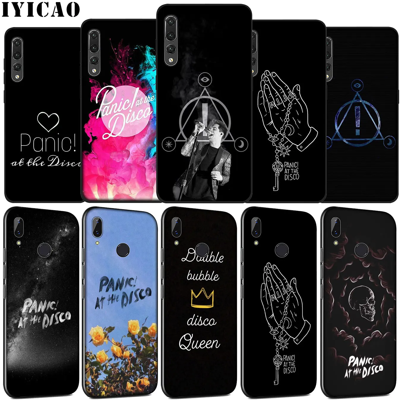 Panic At The Disco Soft Silicone Case for Huawei P30 P20 Pro P10 P9 Lite Mini 2017 2016 Black Cover P Smart Z 2019 | Мобильные